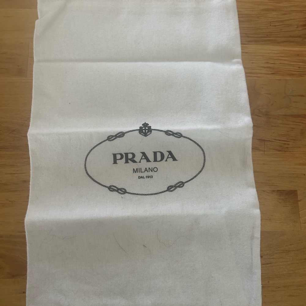 Prada White Dust Bag